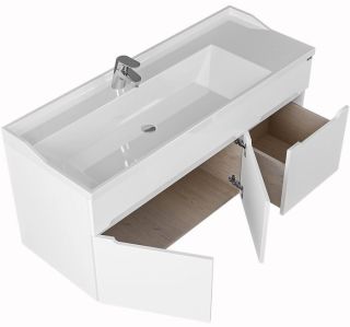 Тумба под раковину СанТа Лондон 224032 120см белый